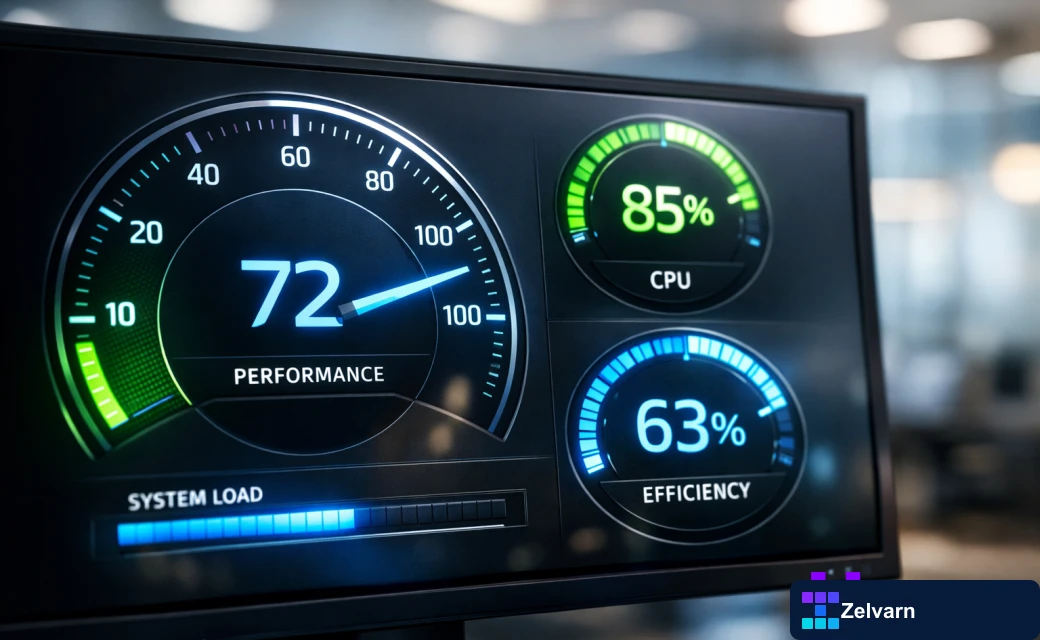 Anyword predictive performance score breakdown chart
