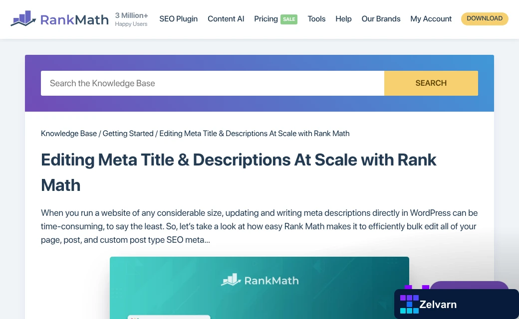 WordPress bulk meta description editing tool interface