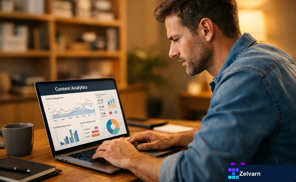 Bar chart comparing AI vs traditional content budgets