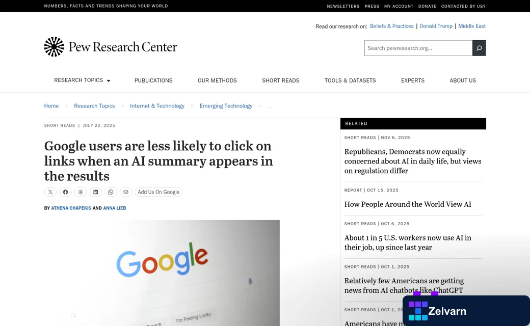 Google AI Overviews search results screenshot