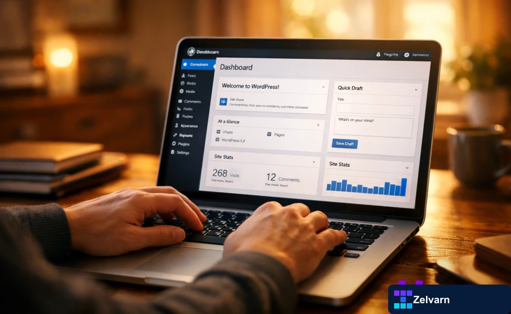 WordPress dashboard with Claude API integration settings