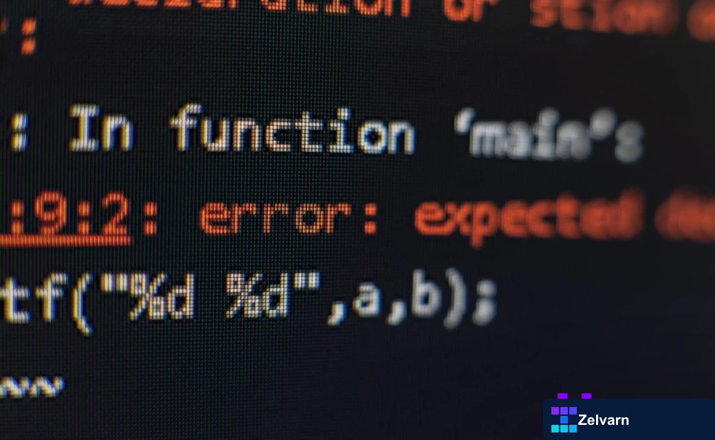 Frustrated developer writing complex code manually